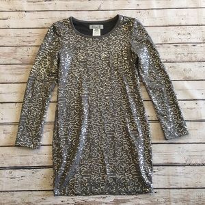 Elisa B. Sequin Dress